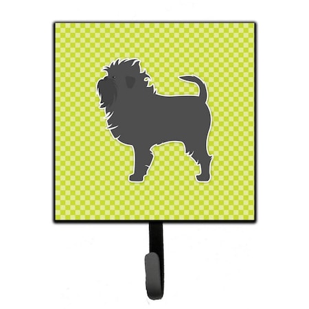 Carolines Treasures Affenpinscher Checkerboard Green Leash or Key Holder BB3848SH4